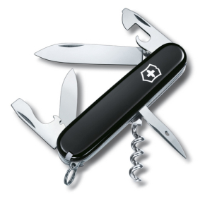 1.3603.3 Victorinox Spartan Black Нож складной 91мм 12 функций