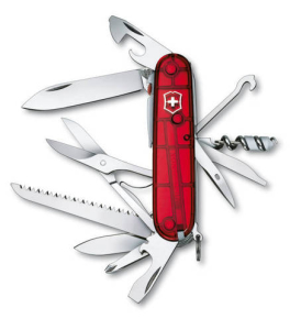 1.7915.T Victorinox Huntsman Lite Red translucent Нож складной