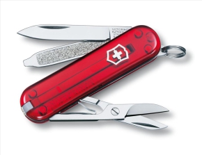 0.6223.T Victorinox Classic Red Tranclucent Нож складной