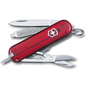 0.6225.T Victorinox Classic Signature Red translucent Нож складной