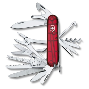 1.6795.T Victorinox SwissChamp Red translucent Нож складной