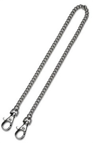 4.1815 Victorinox Chain nickelplated Цепочка 40 см никелированная с двумя большими карабинами