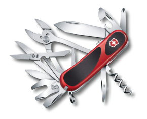 2.5223.SC Victorinox EvoGrip 85мм 21 функция красно-чёрный