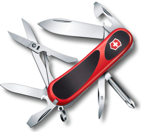 2.4903.C Victorinox EvoGrip 85мм 14 функций красно-чёрный