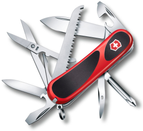 2.4913.C Victorinox EvoGrip 85мм 15 функций красно-чёрный