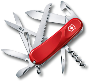 2.3913.E Victorinox Evolution 85мм 15 функций красный