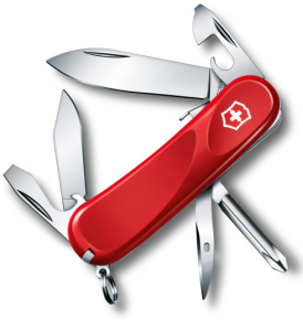 2.4603.SE Victorinox Evolution 85мм 12 функций красный