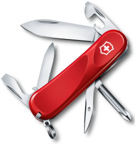 2.4803.E Victorinox Evolution 85мм 13 функций красный