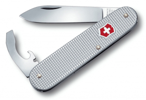 0.2300.26 Victorinox Alox Bantam Silver/ribbed Нож складной