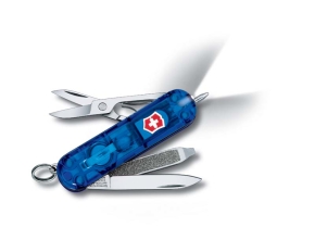 0.6226.T2 Victorinox Signature Lite Blue translucent Нож складной