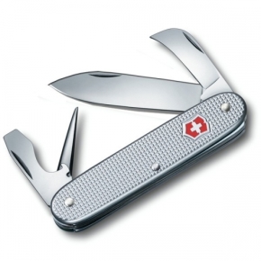 0.8140.26 Victorinox Silver/ribbed Нож складной