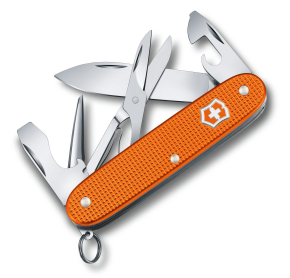 0.8231.L21 Нож перочинный Victorinox Pioneer X Alox 93мм 9 функций оранжевый подар.коробка