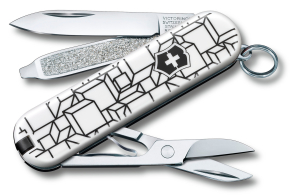 0.6223.L2105 Нож перочинный Victorinox Classic LE2021 Cubic Illusion (0.6223.L2105) 58мм 7функций карт.коробка