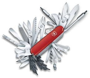 1.6795.XXL Victorinox SwissChamp XXL Red Нож складной 91мм 73функц. красный подар.коробка